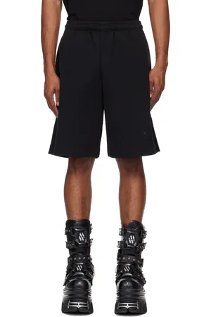 Vetements Black Oval Logo Shorts
