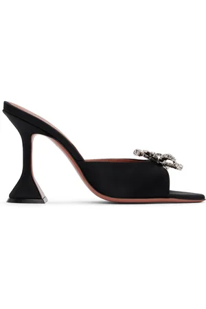Amina Muaddi Rosie Slipper Heeled Sandals