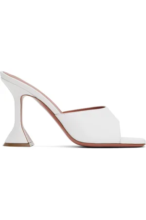 Amina Muaddi Lupita Slipper Heeled Sandals