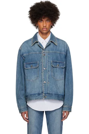 WOOYOUNGMI Blue Regular Denim Jacket