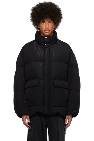 WOOYOUNGMI Black Quilted Down Jacket