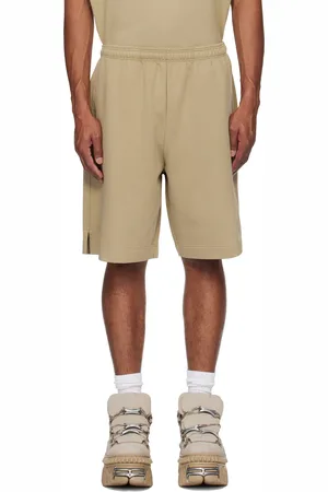 Vetements Khaki Oval Logo Shorts