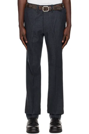 Ralph Lauren Navy Houndstooth Officer’s Trousers