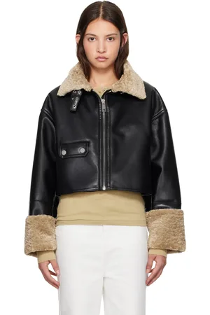 Nanushka Black Jemma Vegan Leather Jacket