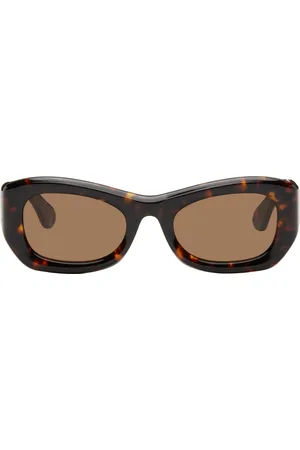 PORT TANGER Brown Tangerine Sunglasses