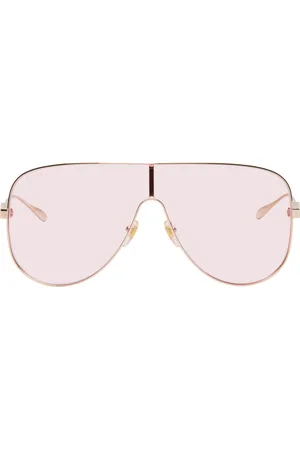 Gucci Rose Gold Mask Sunglasses