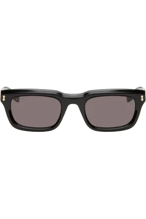 Gucci Black Rectangular Sunglasses