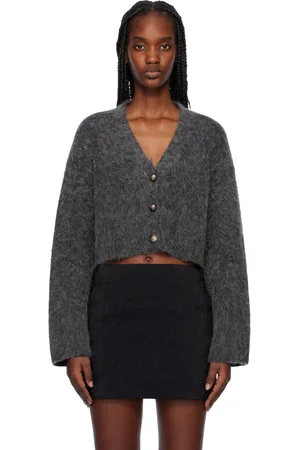 Nanushka Gray Henny Cardigan