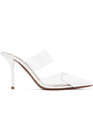 Alaïa White Le Coeur Mules