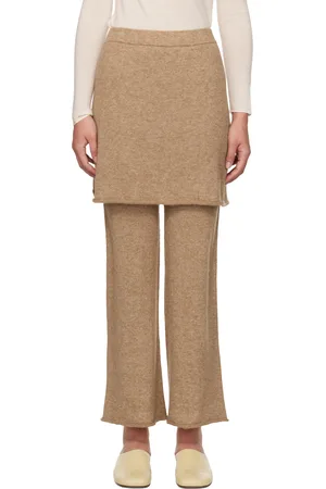 Lauren Manoogian Tan Layer Lounge Pants