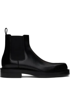 Lanvin Black Banjo Ankle Boots