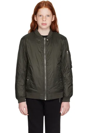 Rick Owens Kids Khaki Porterville Flight Bomber Jacket