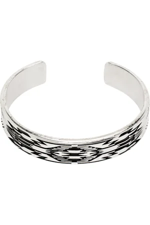 Isabel Marant Silver Engraved Bracelet