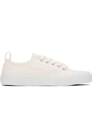 STUDIO NICHOLSON Off-White Byrd Canvas Sneakers