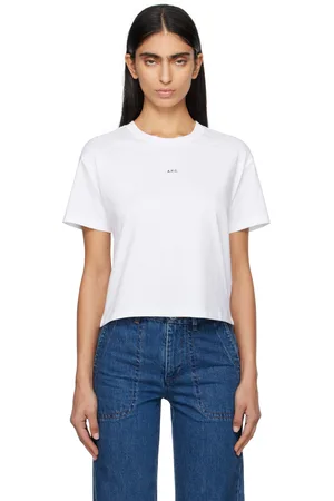 A.P.C. White Boxy Micro Logo T-shirt