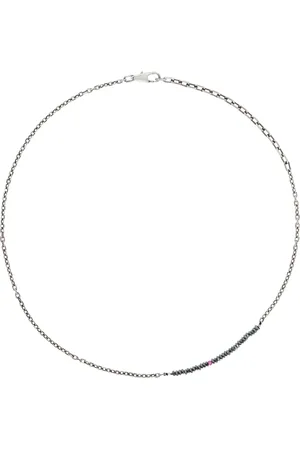 TITLE OF WORK Silver Mixed Chain Necklace