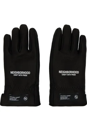 NEIGHBORHOOD Leather Boa Gloves