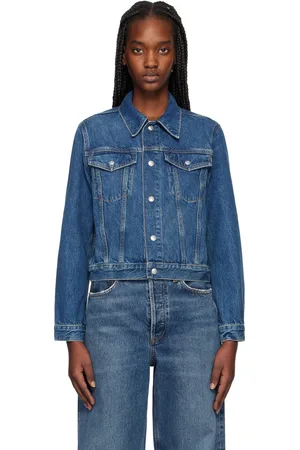 RE/DONE Blue Baby Trucker Denim Jacket