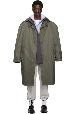 PROTOTYPES Khaki Cut Up Trench Coat