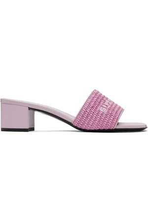 Givenchy Purple 4G Heeled Sandals