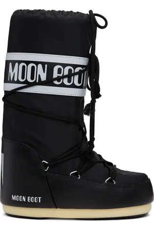 Moon Boot Black Icon Nylon Boots