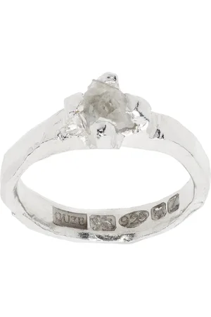 The Ouze Silver Four Claw Ring
