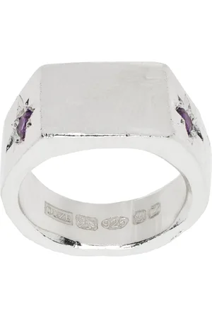 The Ouze SSENSE Exclusive Silver Magnum Signet Ring