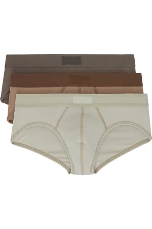 SKIMS Three-Pack Multicolor Cotton Briefs