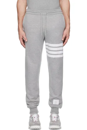 Thom Browne Gray Classic Loopback 4-Bar Sweatpants