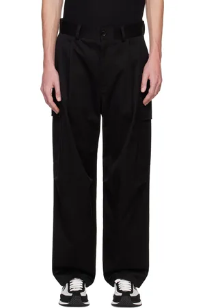 Dolce & Gabbana Black Gabar Cotone Cargo Pants