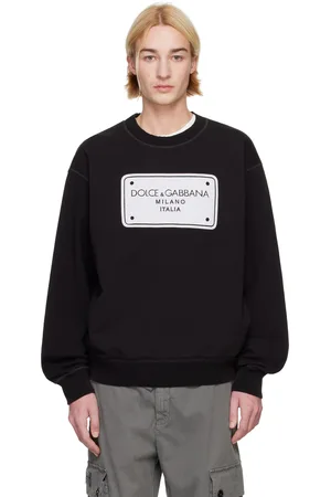 Dolce & Gabbana Black Patch Sweatshirt