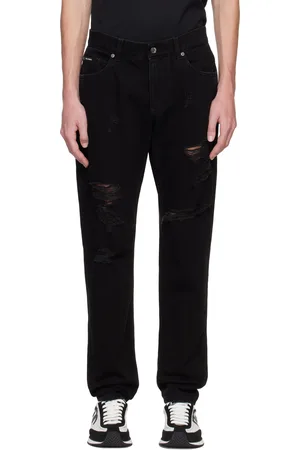 Dolce & Gabbana Black Regular Jeans