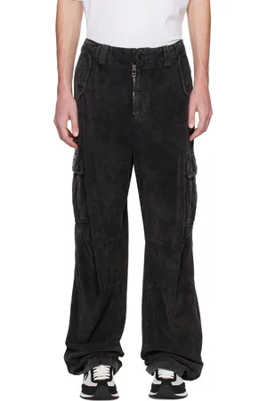 Dolce & Gabbana Gray Re-Edition Garment Dyed Cargo Pants