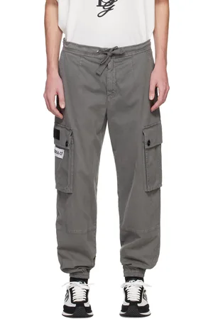 Dolce & Gabbana Gray Cotton Cargo Pants