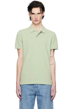 Tom Ford Green Tennis Piquet Polo