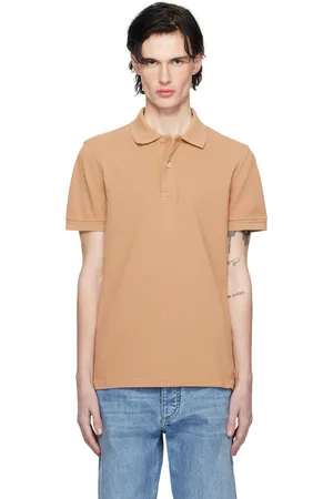 Tom Ford Tan Tennis Piquet Polo