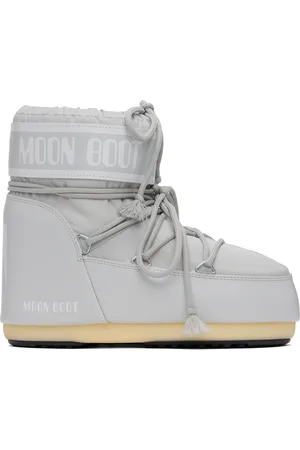 Moon Boot Gray Icon Low Nylon Boots