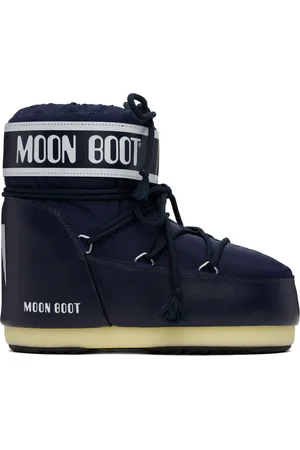 Moon Boot Blue Icon Low Nylon Boots