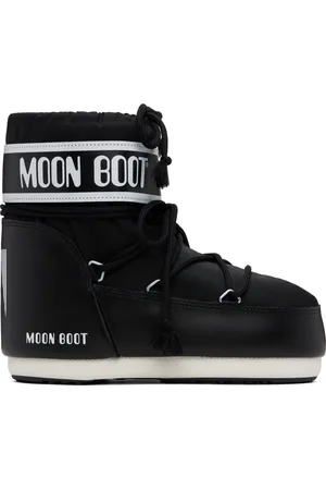 Moon Boot Black Icon Low Nylon Boots