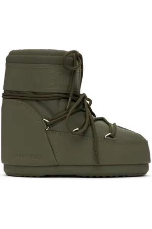Moon Boot Khaki Icon Low Rubber Boots