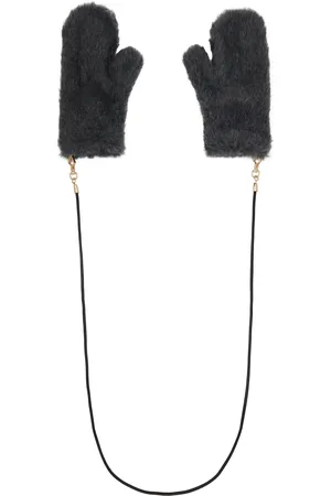 Max Mara Gray Ombrato 3 Mitts