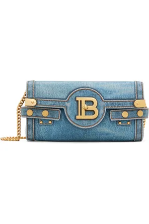 Balmain Blue B-Buzz Pouch 23 Bag