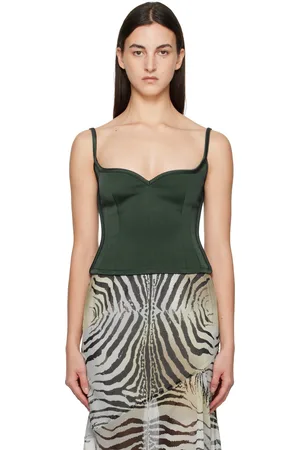 Paris Georgia Green Heart Singlet Camisole