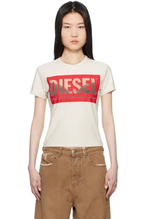 Diesel White T-Malun T-shirt