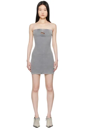 Diesel Gray M-Scolor Minidress
