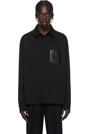 Balmain Black Couture Label Shirt