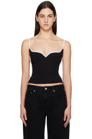 Paris Georgia Black & White Heart Singlet Camisole