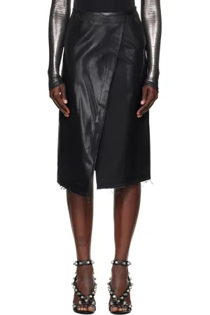 Diesel Black O-Kessy-Long-P1 Midi Skirt