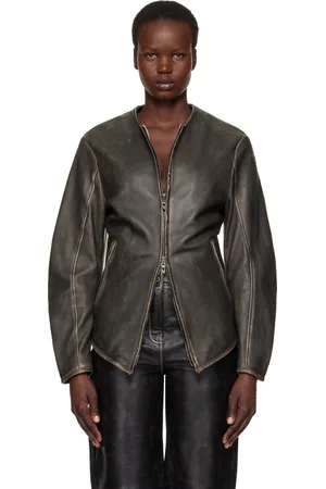 Diesel Black L-Emma Leather Jacket