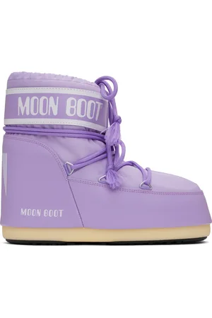 Moon Boot Purple Icon Low Nylon Boots